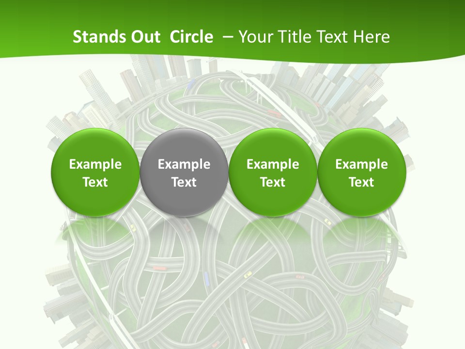 Transport World Airplane PowerPoint Template