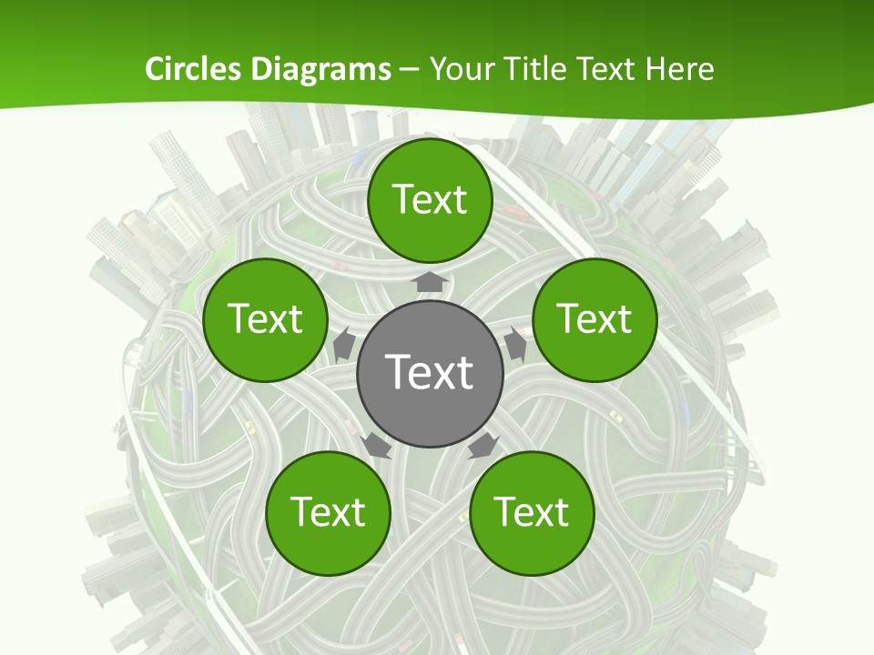 Transport World Airplane PowerPoint Template