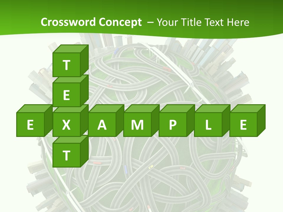 Transport World Airplane PowerPoint Template