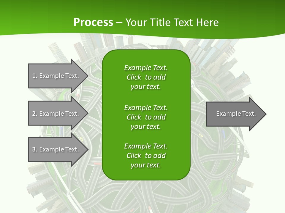 Transport World Airplane PowerPoint Template