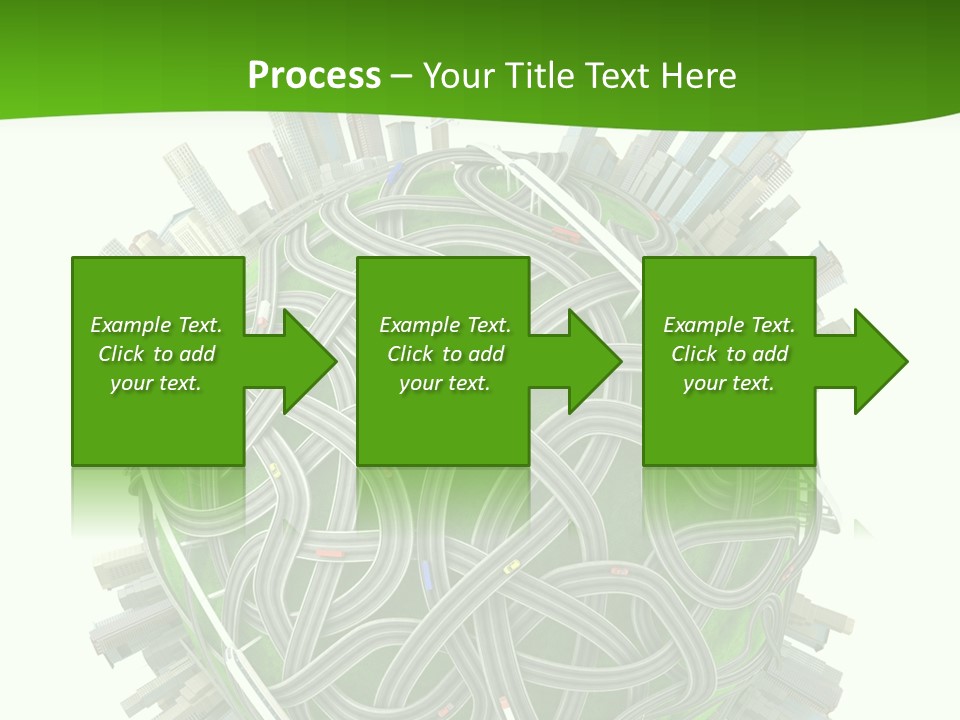Transport World Airplane PowerPoint Template