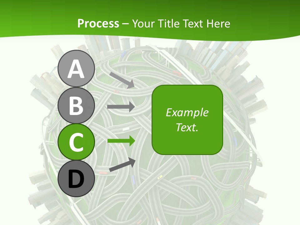 Transport World Airplane PowerPoint Template