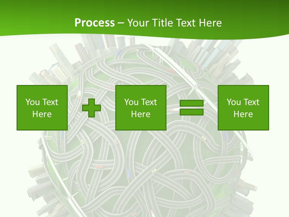 Transport World Airplane PowerPoint Template