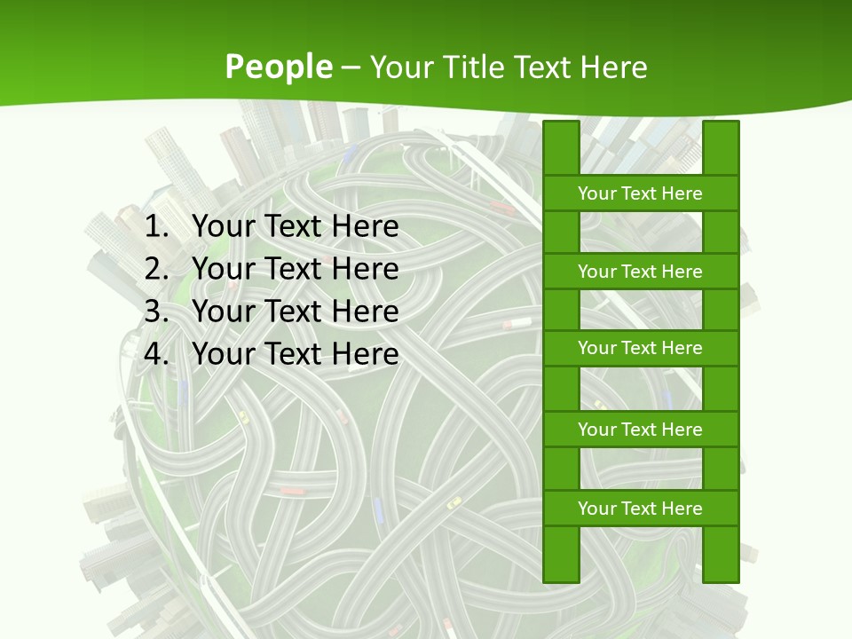 Transport World Airplane PowerPoint Template