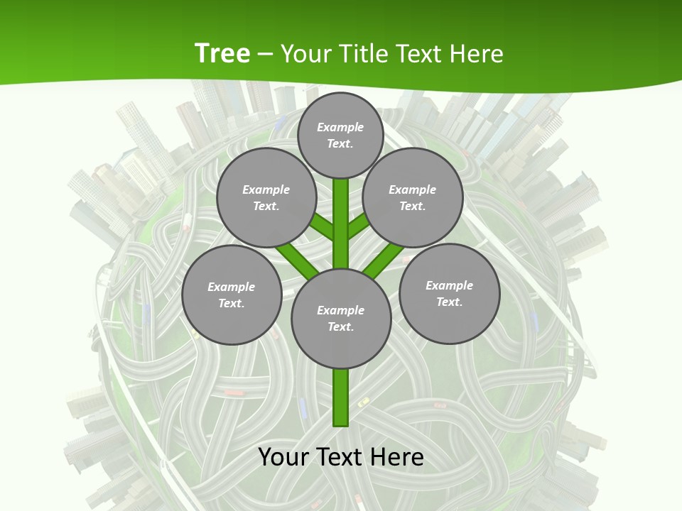 Transport World Airplane PowerPoint Template