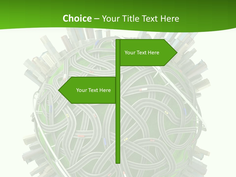 Transport World Airplane PowerPoint Template