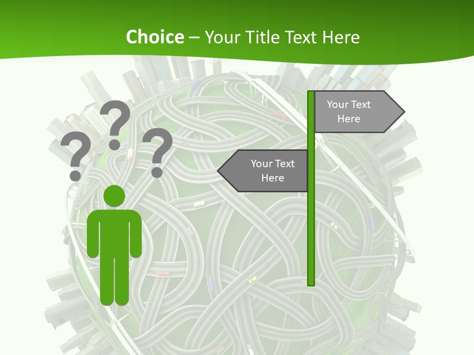 Transport World Airplane PowerPoint Template