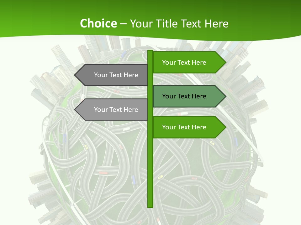 Transport World Airplane PowerPoint Template