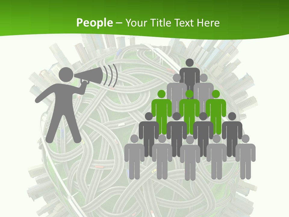 Transport World Airplane PowerPoint Template