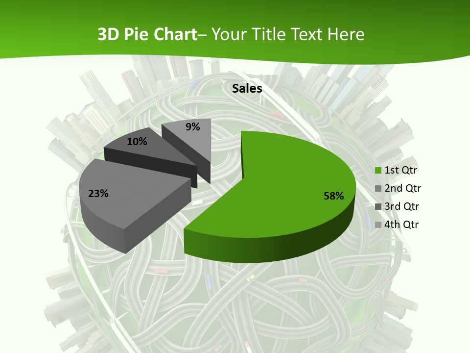 Transport World Airplane PowerPoint Template