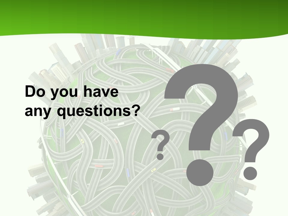 Transport World Airplane PowerPoint Template