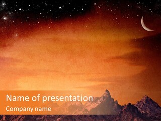 Dawn Mystical Glow PowerPoint Template