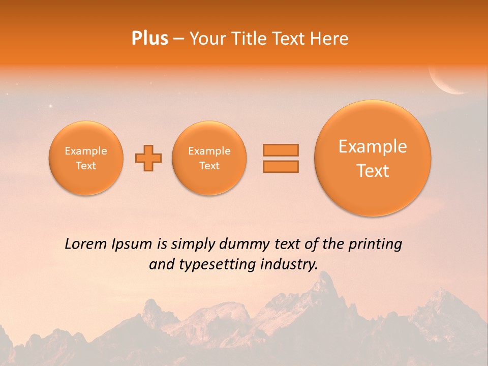 Dawn Mystical Glow PowerPoint Template