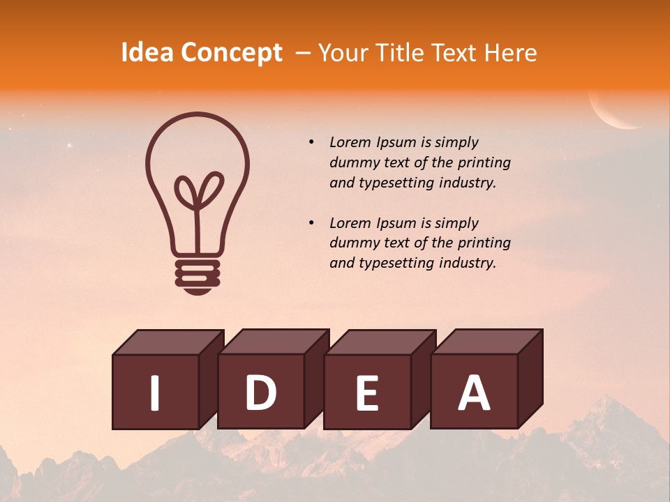 Dawn Mystical Glow PowerPoint Template