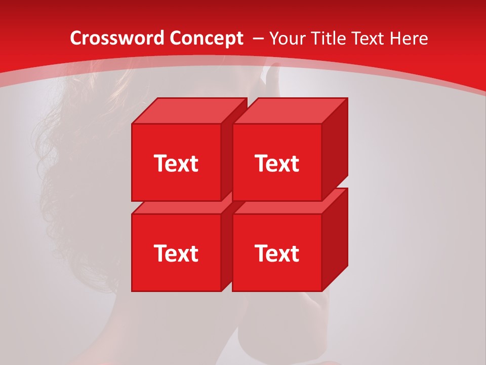 Adult Lady Beautiful PowerPoint Template