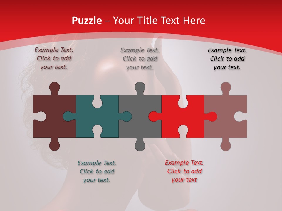 Adult Lady Beautiful PowerPoint Template