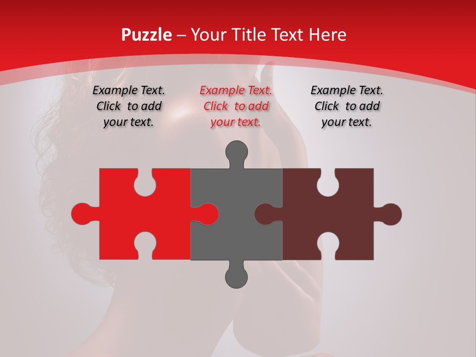 Adult Lady Beautiful PowerPoint Template