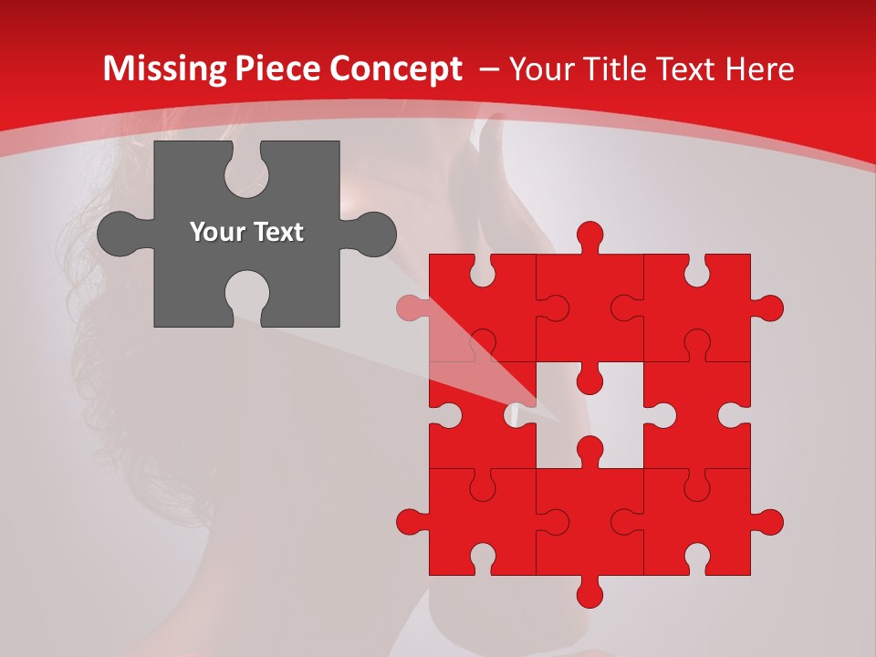 Adult Lady Beautiful PowerPoint Template