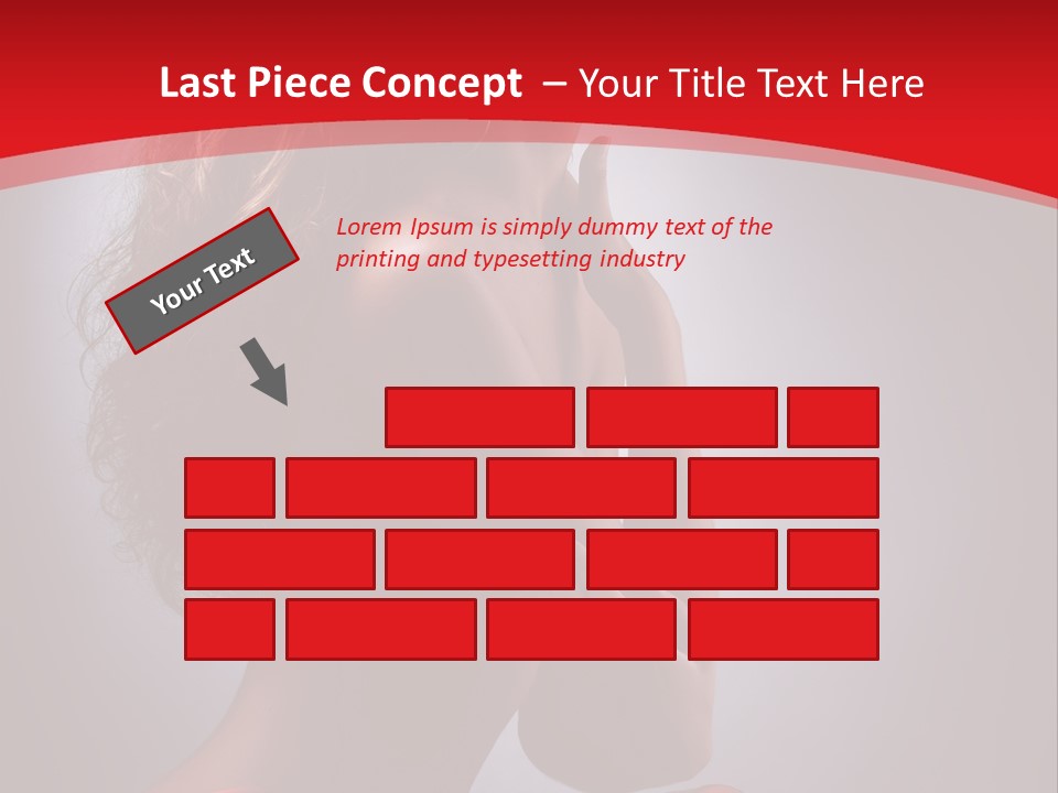 Adult Lady Beautiful PowerPoint Template