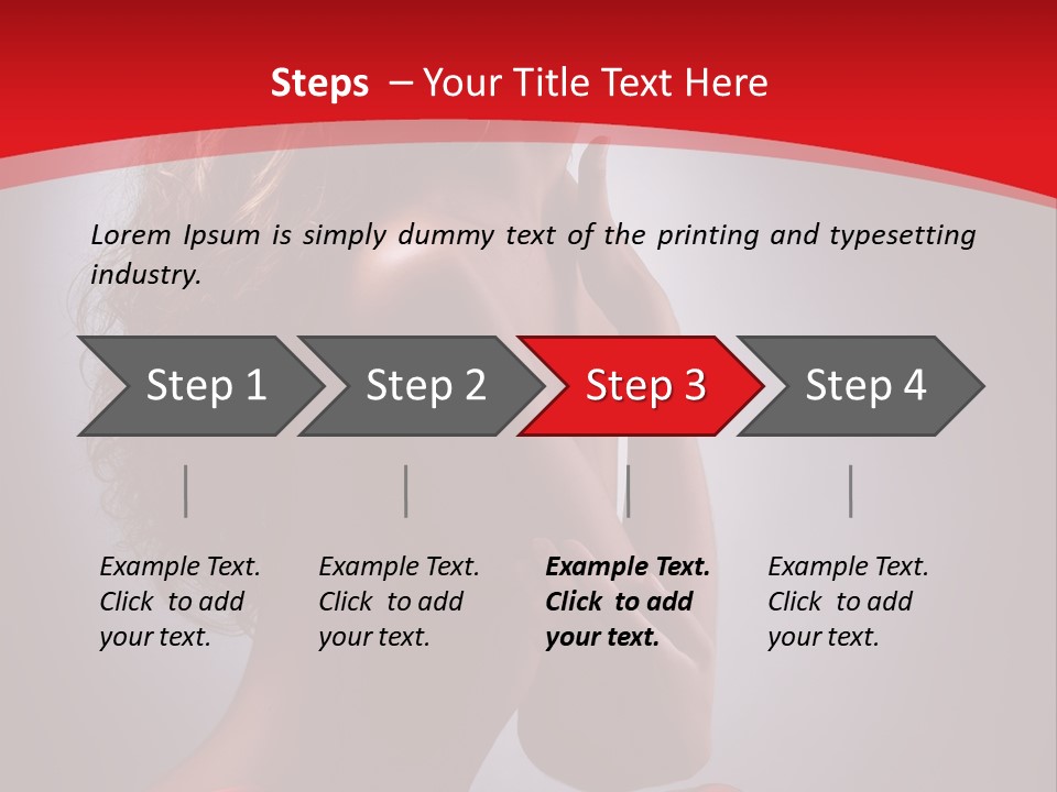 Adult Lady Beautiful PowerPoint Template