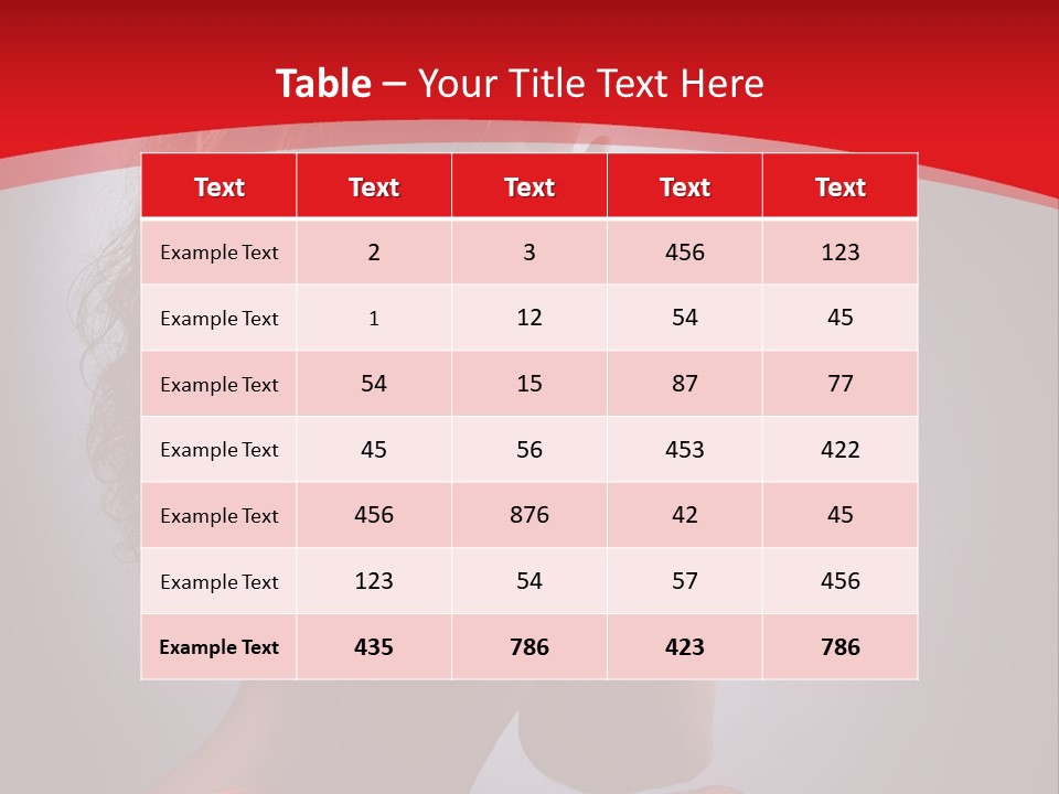 Adult Lady Beautiful PowerPoint Template