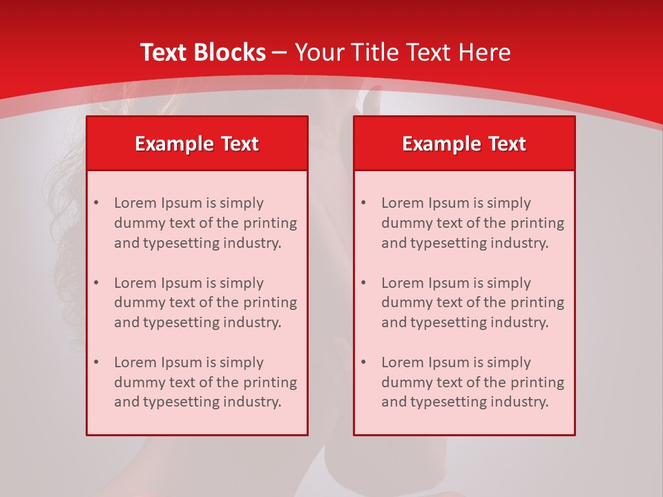 Adult Lady Beautiful PowerPoint Template