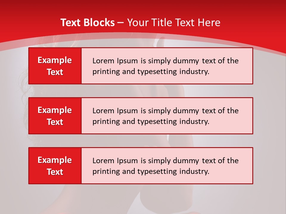 Adult Lady Beautiful PowerPoint Template