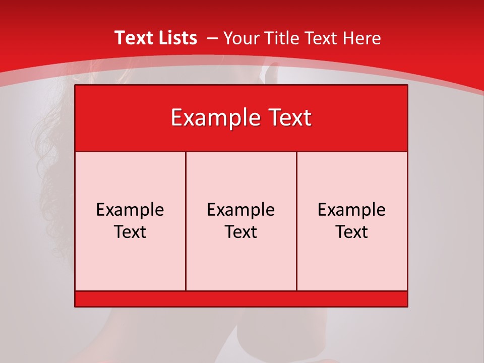 Adult Lady Beautiful PowerPoint Template