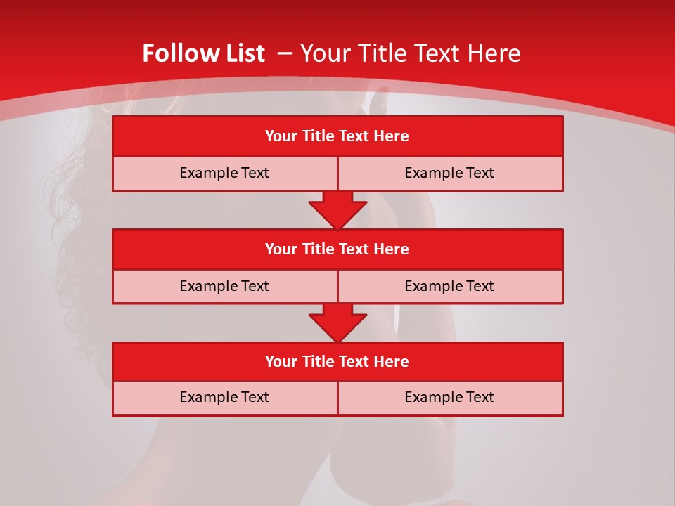 Adult Lady Beautiful PowerPoint Template