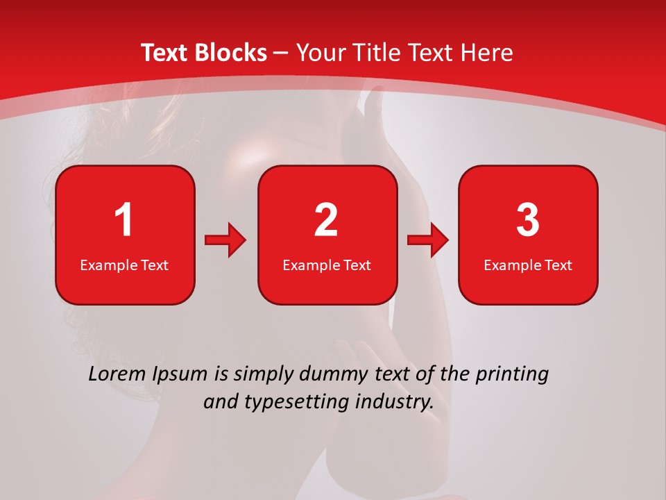 Adult Lady Beautiful PowerPoint Template