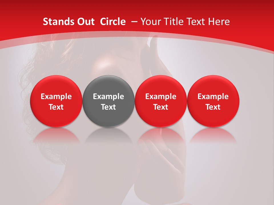 Adult Lady Beautiful PowerPoint Template