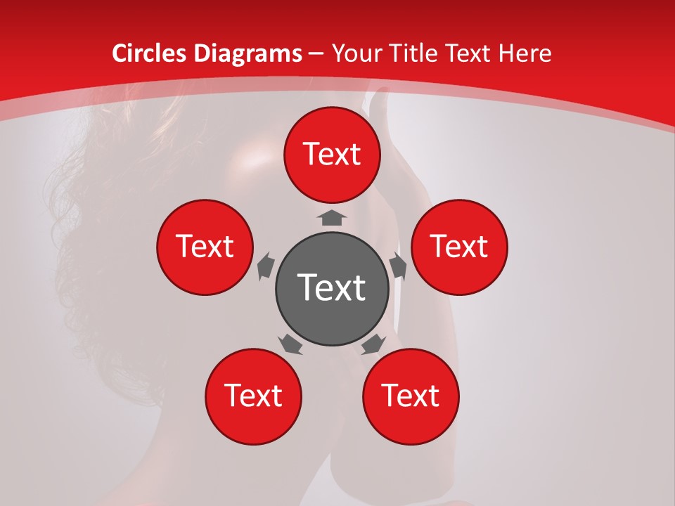 Adult Lady Beautiful PowerPoint Template