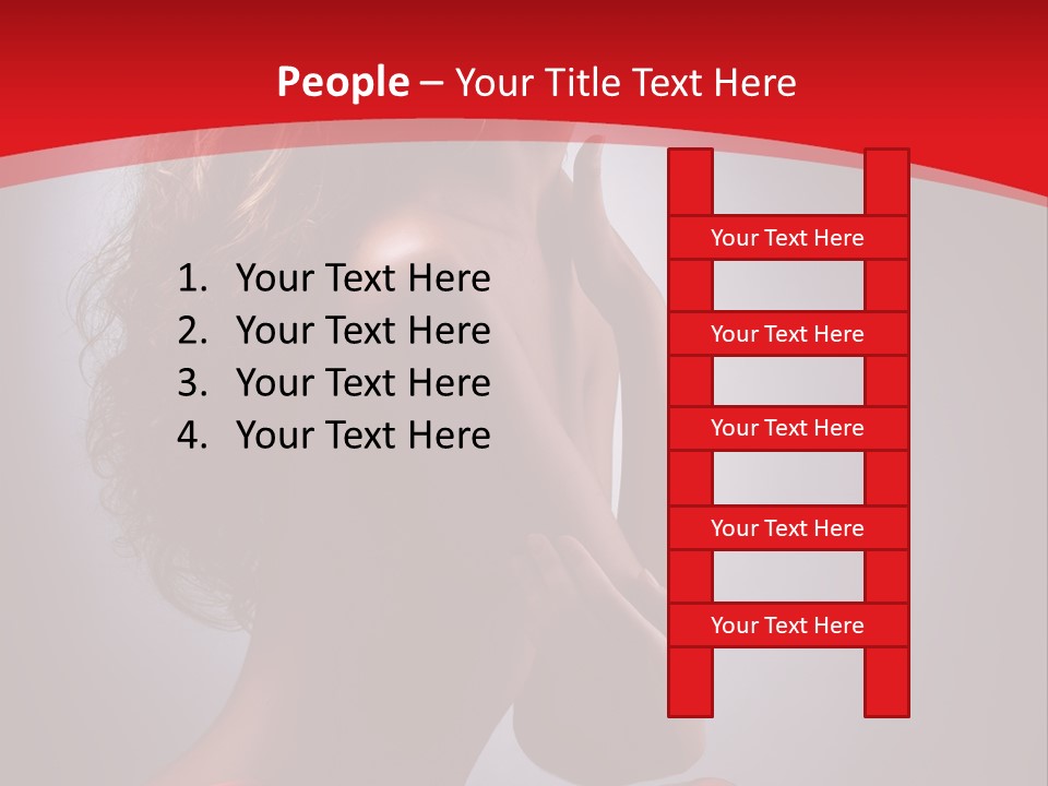 Adult Lady Beautiful PowerPoint Template