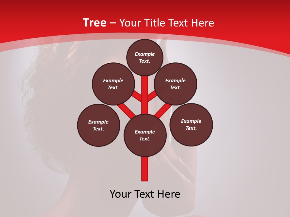 Adult Lady Beautiful PowerPoint Template