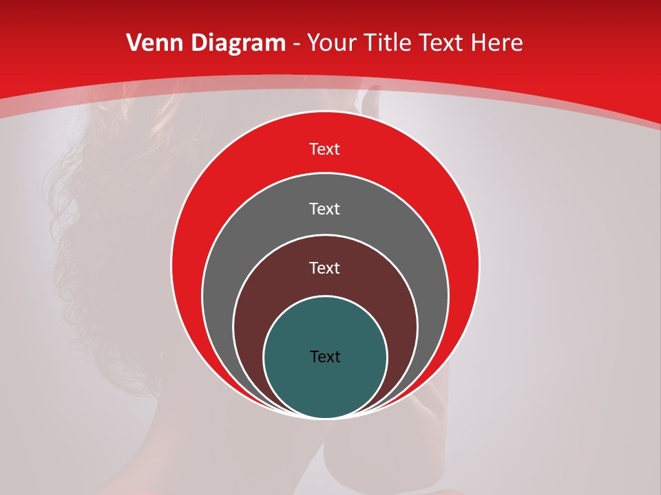 Adult Lady Beautiful PowerPoint Template