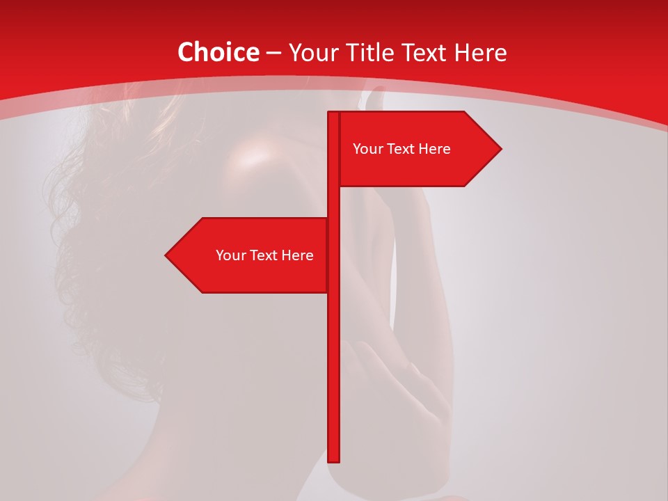 Adult Lady Beautiful PowerPoint Template