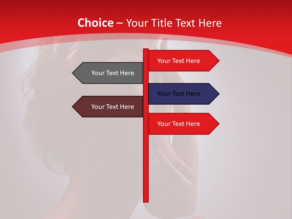 Adult Lady Beautiful PowerPoint Template