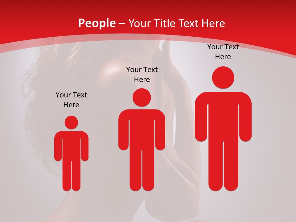 Adult Lady Beautiful PowerPoint Template