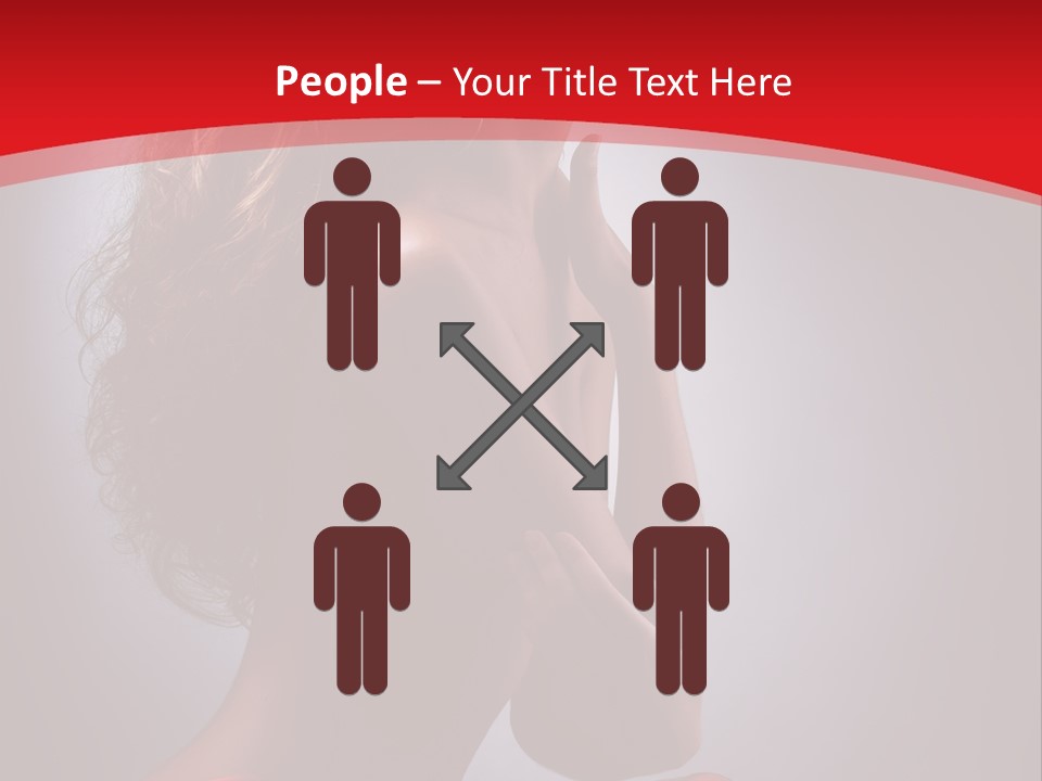 Adult Lady Beautiful PowerPoint Template