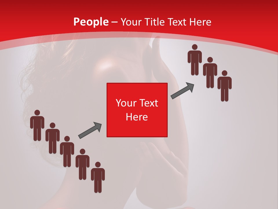 Adult Lady Beautiful PowerPoint Template