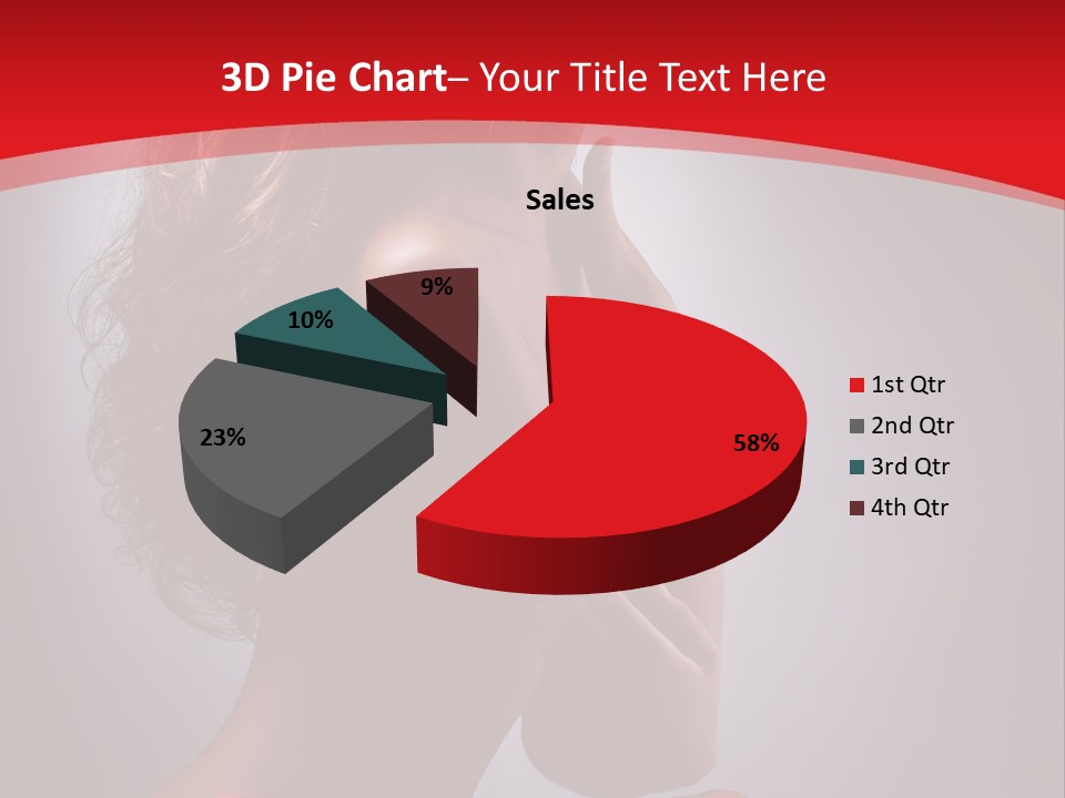 Adult Lady Beautiful PowerPoint Template