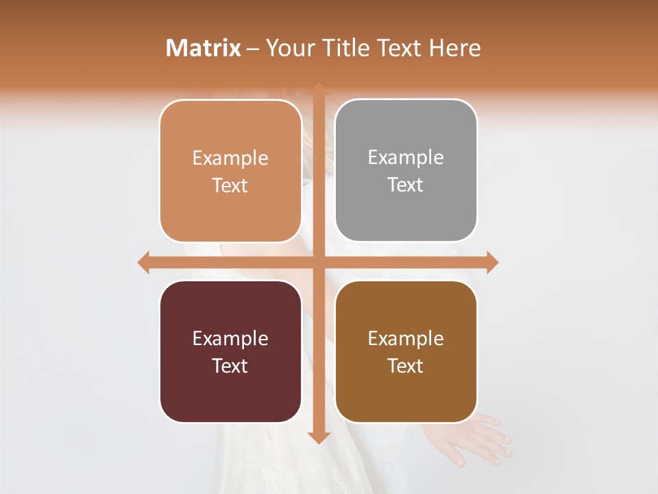 Background Fashion Blond PowerPoint Template