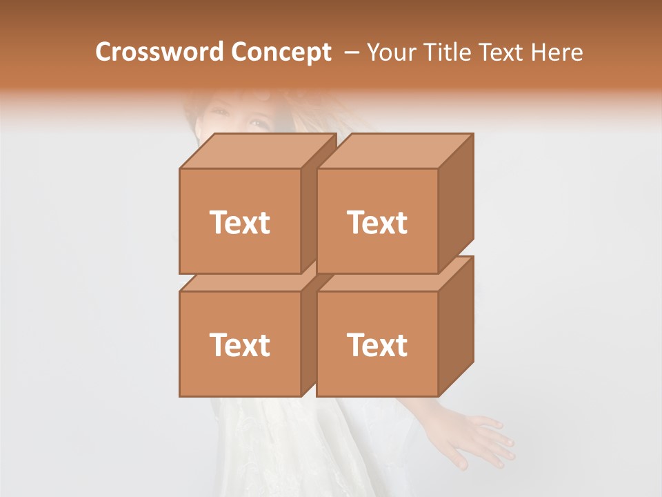 Background Fashion Blond PowerPoint Template