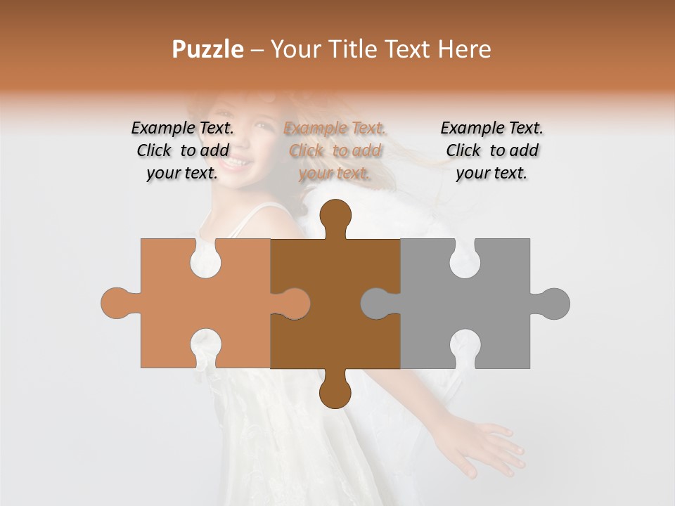 Background Fashion Blond PowerPoint Template