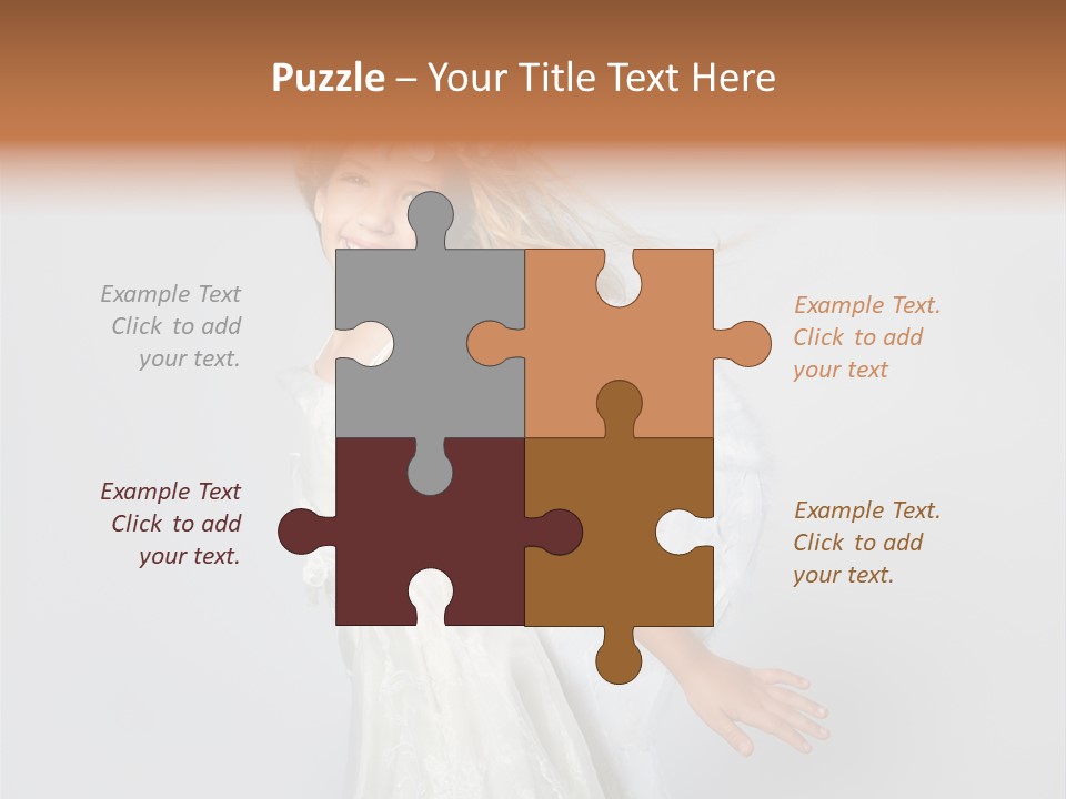 Background Fashion Blond PowerPoint Template