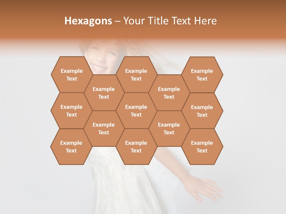 Background Fashion Blond PowerPoint Template