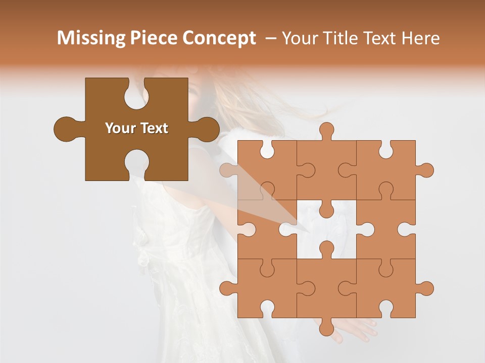 Background Fashion Blond PowerPoint Template