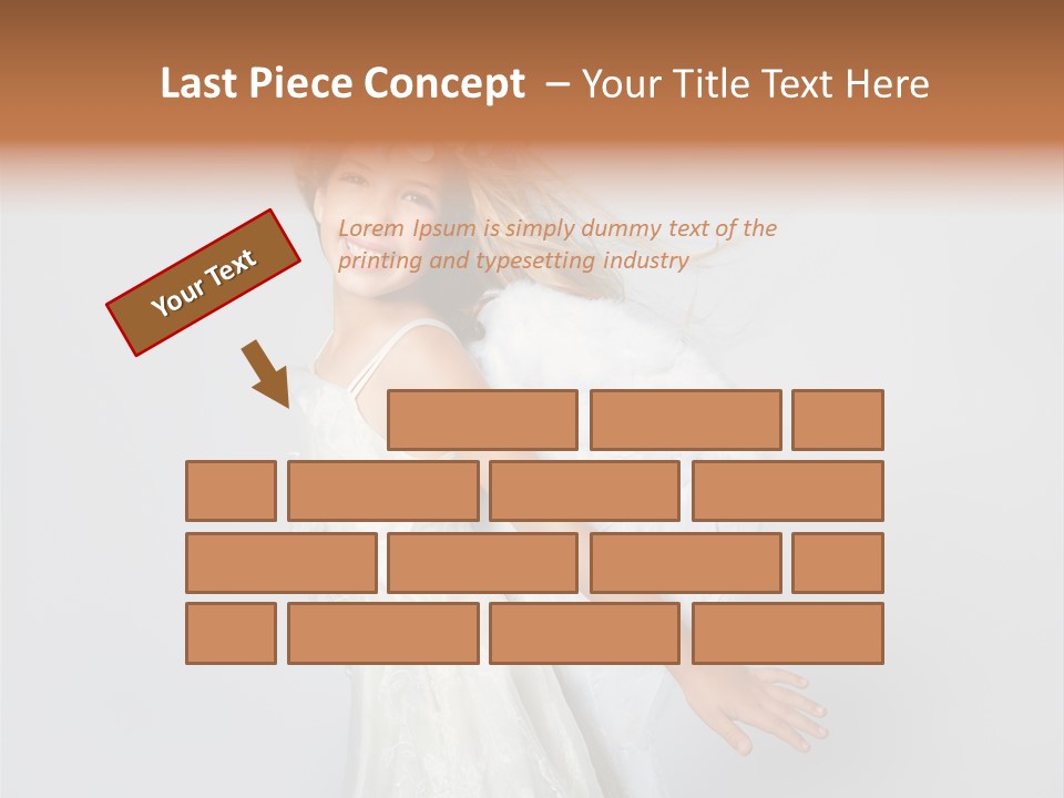 Background Fashion Blond PowerPoint Template