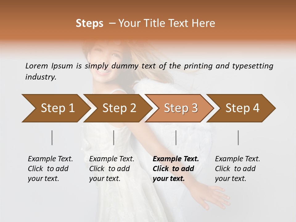 Background Fashion Blond PowerPoint Template