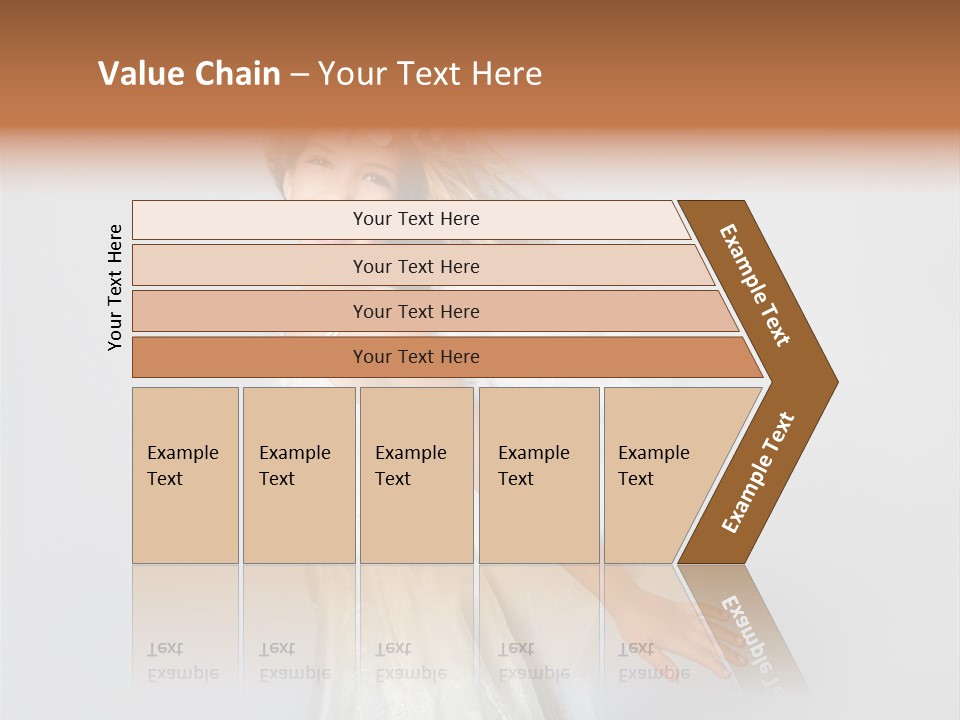 Background Fashion Blond PowerPoint Template